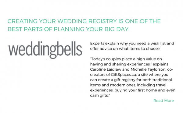 Wedding Bells Gift Registry V2